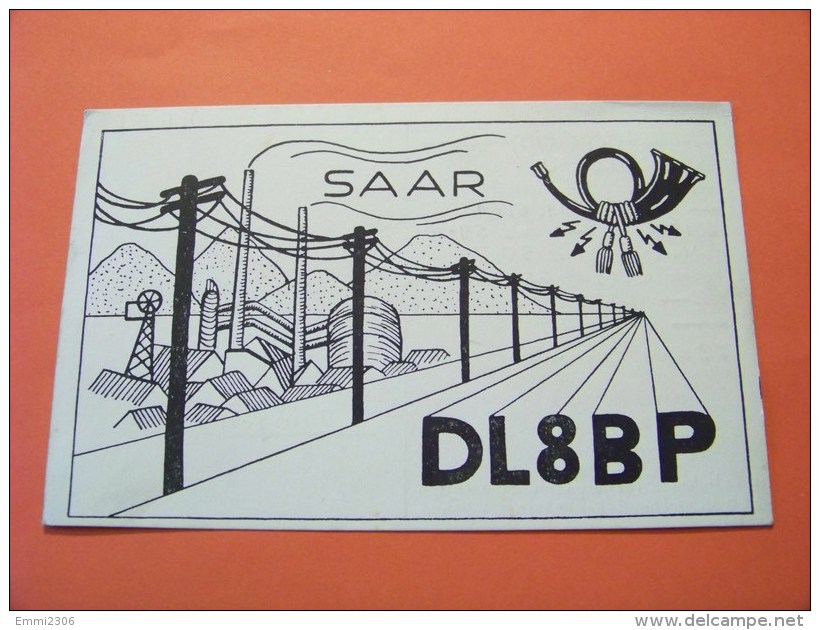 Germany    QSL   Karte   DL8BP     Radio   19.6.61      ( 14 ) - Radio