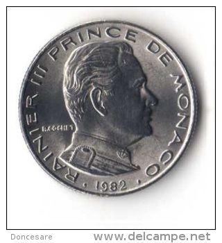 ** 50 CENT MONACO 1982  FDC ** - 1960-2001 Nouveaux Francs