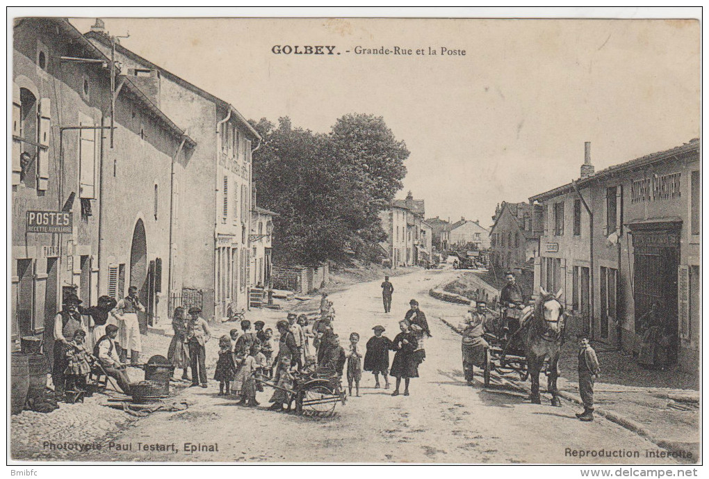 GOLBEY - Grande Rue Et La Poste - Golbey
