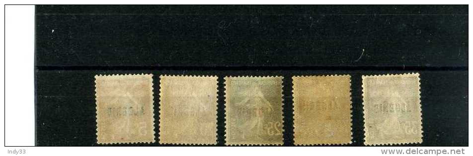 - FRANCE COLONIES . ALGERIE 1924/39 . TIMBRES DE 1924/25 . NEUFS . - Neufs