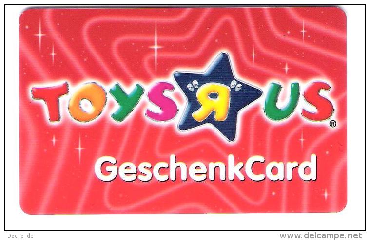 Germany - Allemagne - Toys R Us - ToysRus - Carte Cadeau - Carta Regalo - Gift Card - Geschenkkarte - Treuekarten