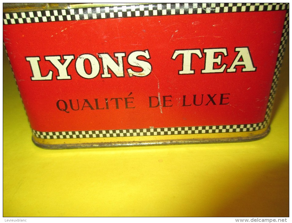 Boite   Métallique/Thé/ LYONS TEA/ Jersey British Isles/ /vers 1950      BFPP31 - Scatole