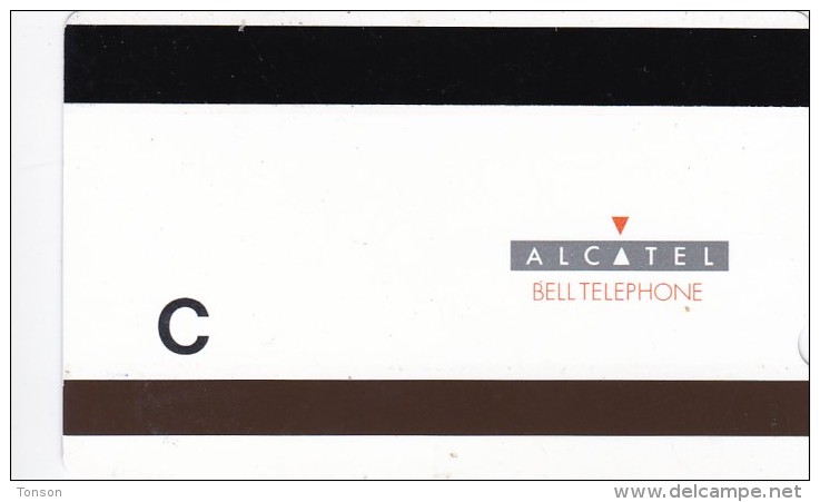 Belgium,  AB21B, Alcatel Bell, Demonstration Cards, C, Payphone For The 1st Chip, Mint Only 4000 Issued, 2 Scans. - [3] Dienst & Test