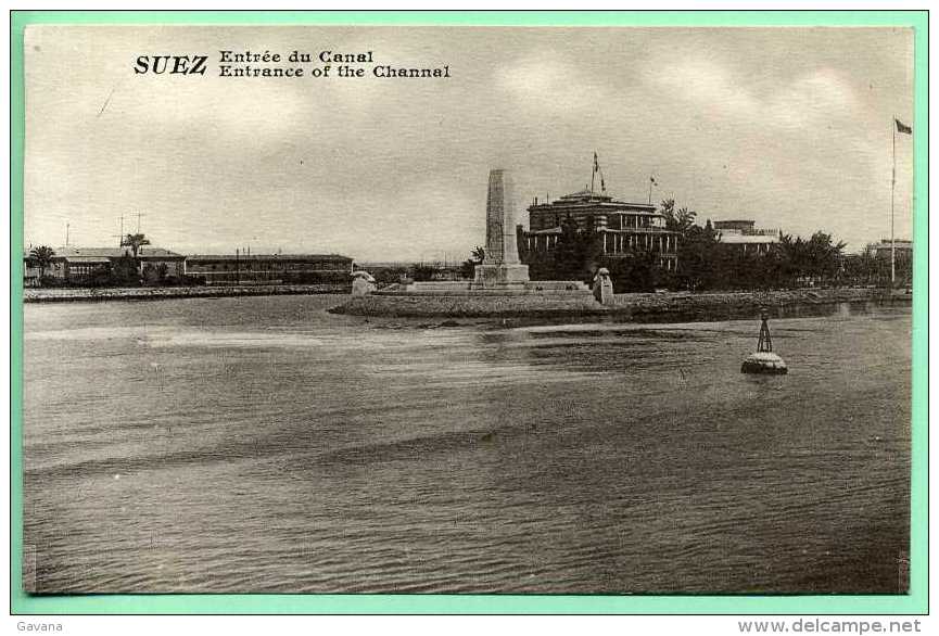 SUEZ - Entrée Du Canal - Suez