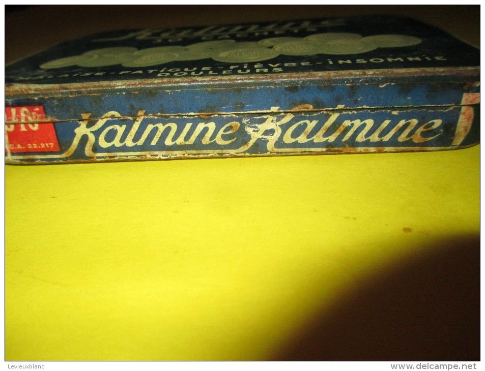 Boite   Métallique/Kalmine/30 Cachets /Métadier / TOURS/ France / Vers 1950 BFPP18 - Boxes