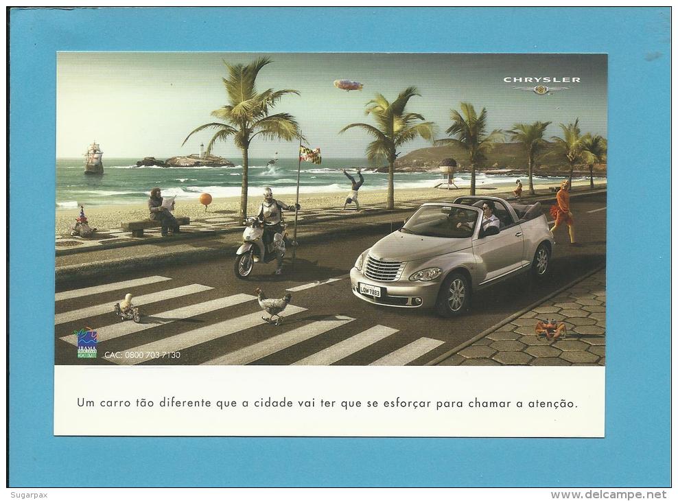 CHRYSLER - PT CRUISER - PUBLICIDADE - Advertising - 2 SCANS - Voitures De Tourisme