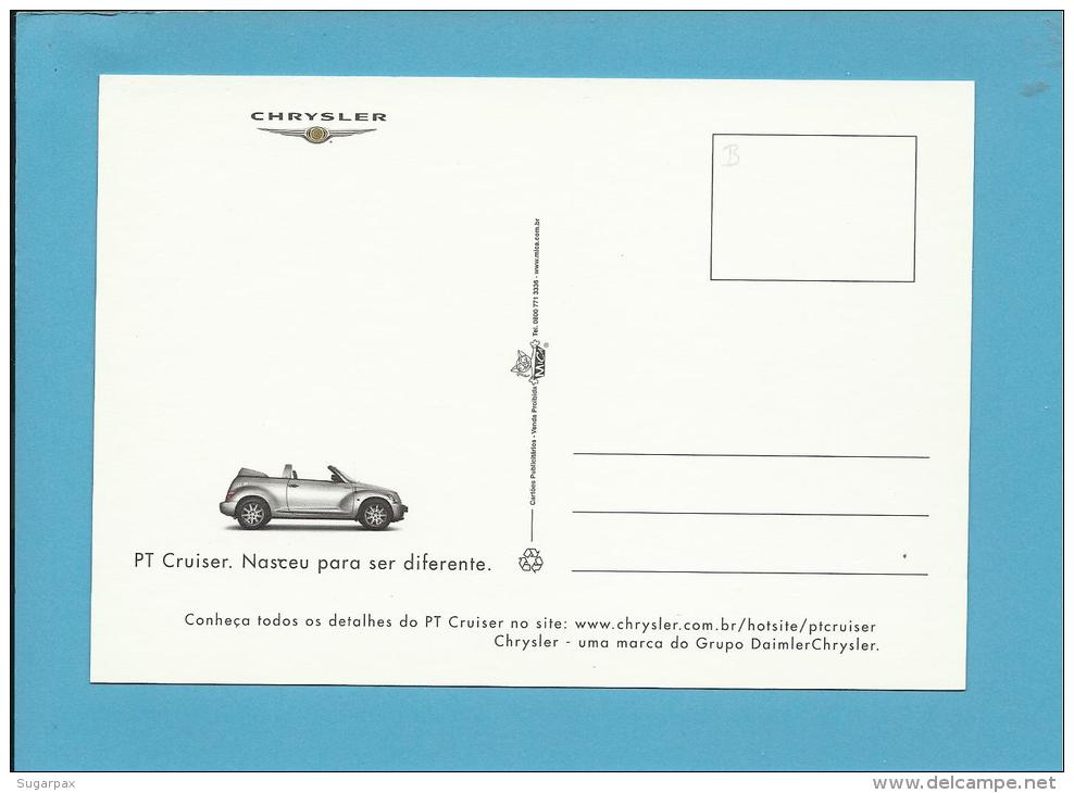 CHRYSLER - PT CRUISER - PUBLICIDADE - Advertising - 2 SCANS - Voitures De Tourisme