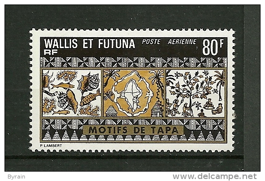WALLIS Et FUTUNA 1975   Aériens    N° 61    Artisanat Motifs De Tapa       NEUF - Unused Stamps