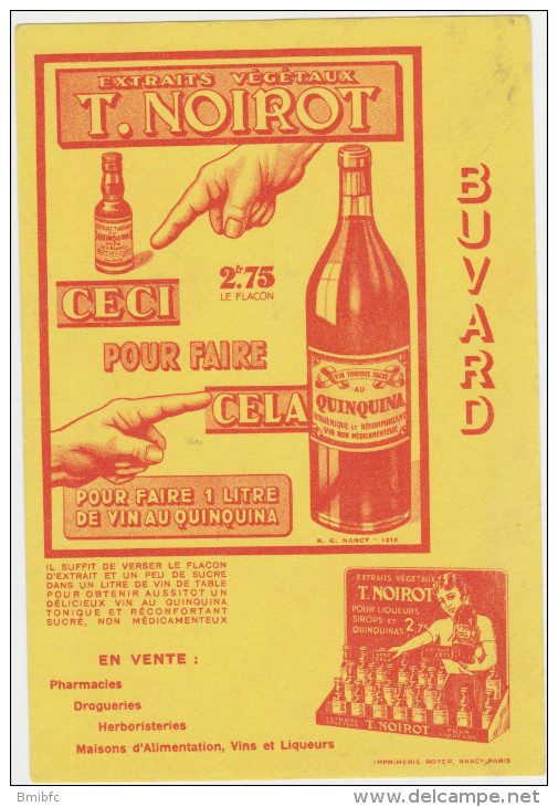 Buvard : QUINQUINA - Liquor & Beer