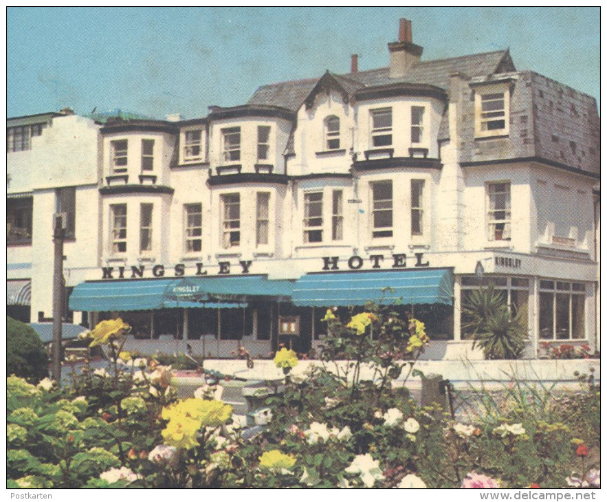 ÄLTERE POSTKARTE CLACTON-ON-SEA KINGSLEY HOTEL Essex United Kingdom Postcard Flowers Rose Roses Cpa Ansichtskarte Rosen - Clacton On Sea