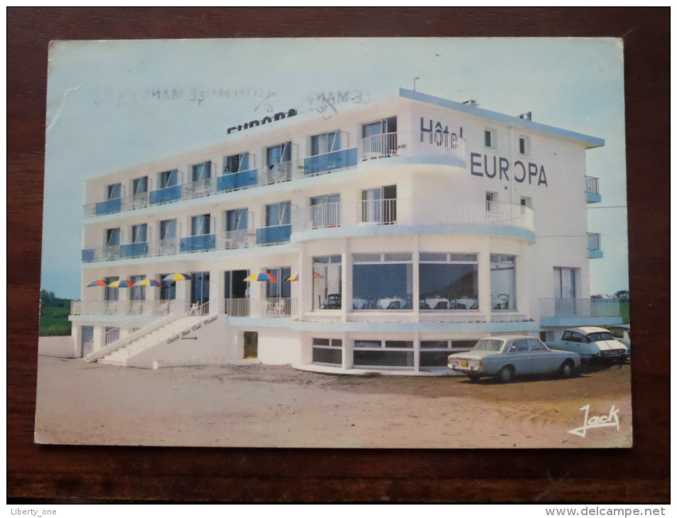 Hotel EUROPA ** Restaurant Quiberon - Anno 1973 ( Zie Foto Voor Details ) - Hotels & Restaurants