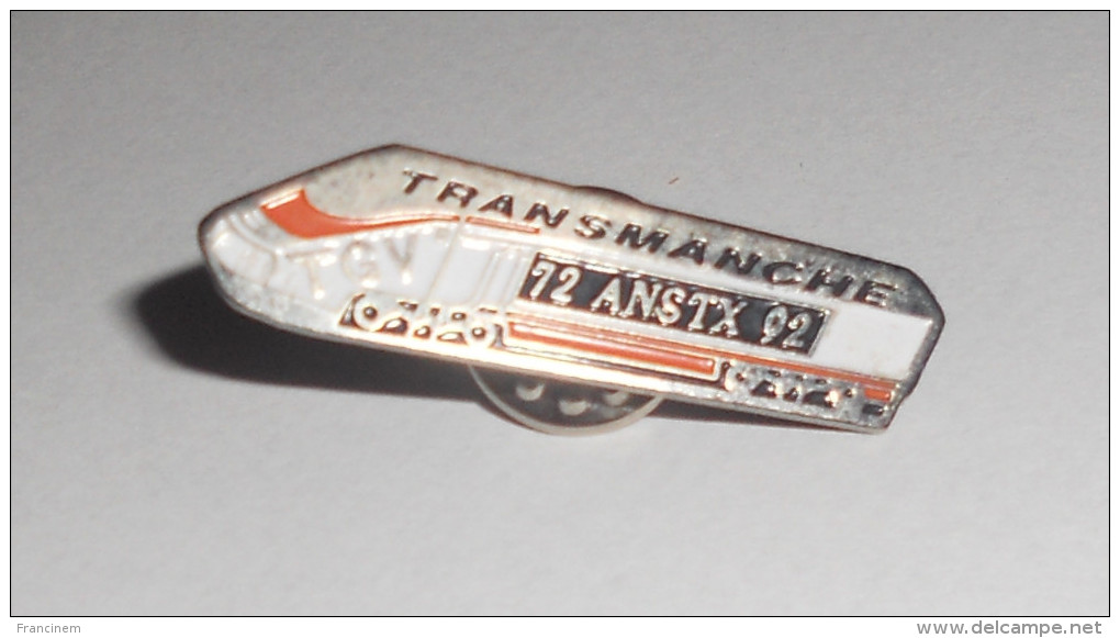 Pin's SNCF / TGV Transmanche 72 ANSTX 92 - TGV