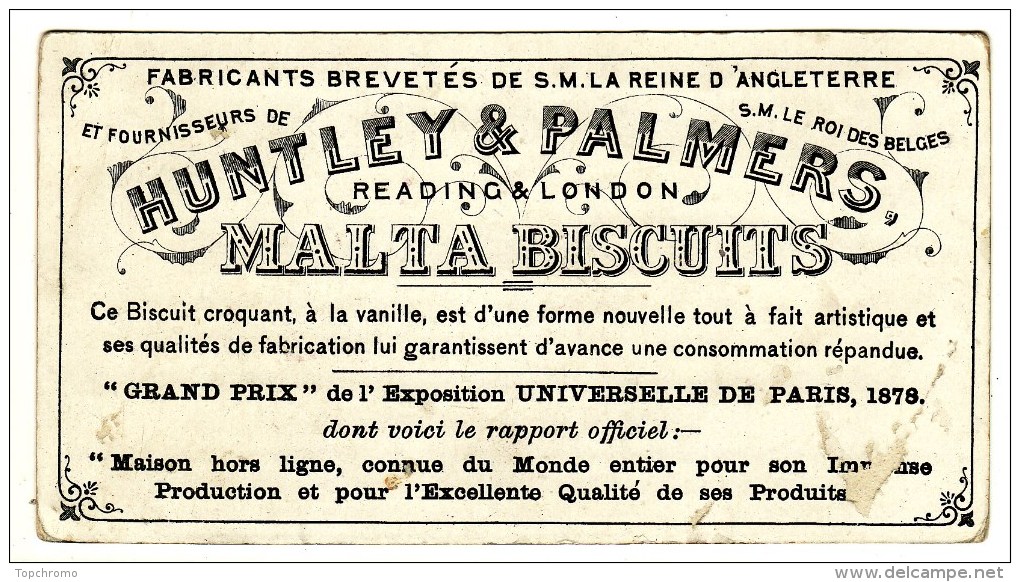 CHROMO Huntley & Palmers Laponie Lapons Laplanders Laplander Habits Traditionnels Renne Traîneau - Autres & Non Classés