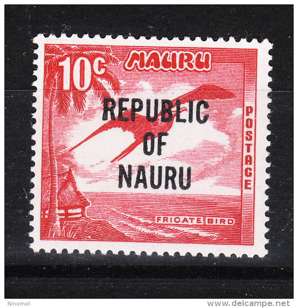 Nauru   -   1968.  Fregata. Frigate.  MNH, Fresh - Albatro & Uccelli Marini