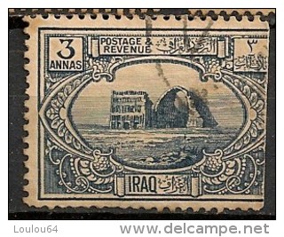 Timbres - Asie - Iraq - 1924 - 3 Annas - - Iraq