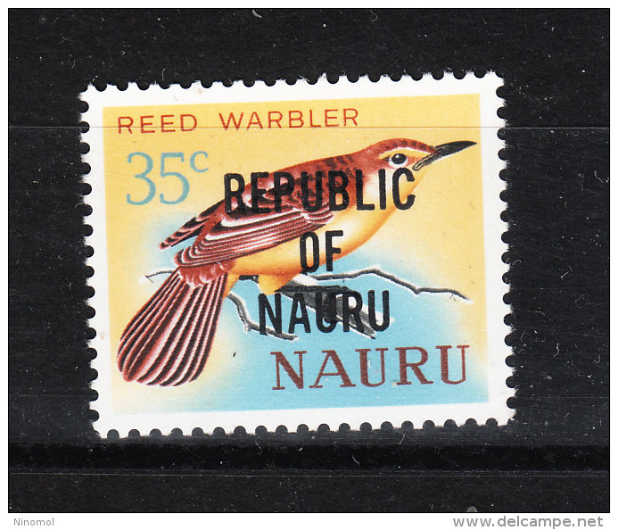 Nauru   -   1968.  Passero Della Micronesia. Reed Warbler.  MNH, Fresh - Sparrows