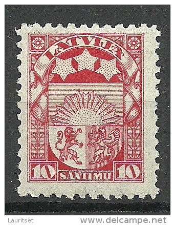 LETTLAND Latvia 1923 Coat Of Arms Wappe Michel 93 MNH - Lettonie
