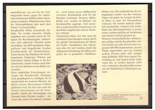 Numisbrief , Malediven , WWF , Halfterfisch , Briefmarke , 1986 , Mi.-Nr. 1198 - Malediven