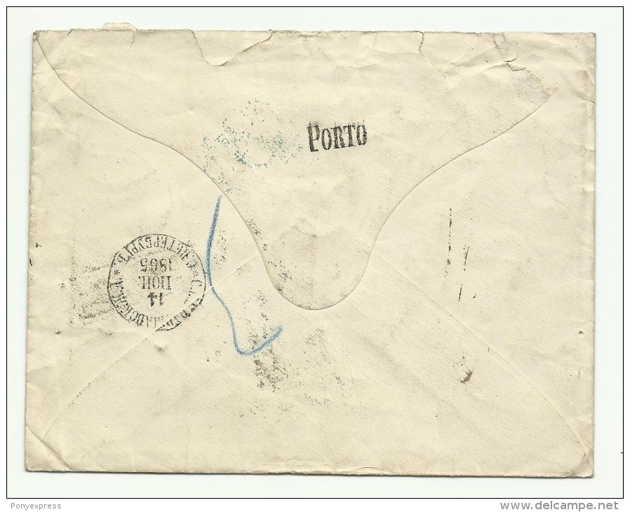 Lettre De Saint Petersbourg Pour Paris En 1865, Marque P.33. Taxe 22, Entrée Par La Prusse - Covers & Documents