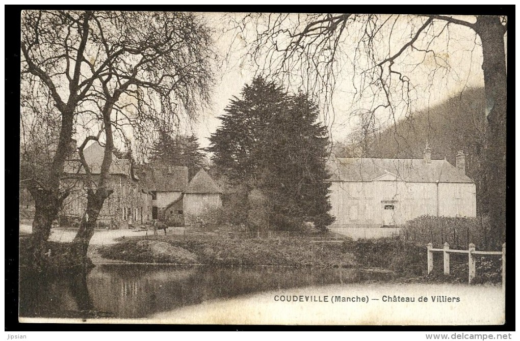 Cpa Du 50 Coudeville Château De Villiers  ...  Brehal  Coutances  AO9 - Brehal