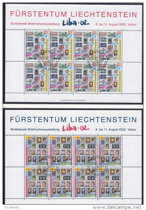 Liechtenstein 2002. 90 Jahre Liechtensteiner Briefmarken (5.706) - Briefe U. Dokumente