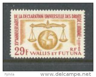 1963 WALLIS AND FUTUNA HUMAN RIGHTS MICHEL: 203 MNH ** - Unused Stamps