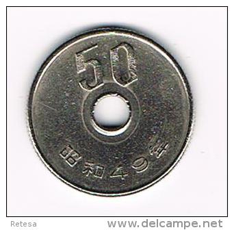 JAPAN  50 YEN   1974 ( 49 ) - Japan