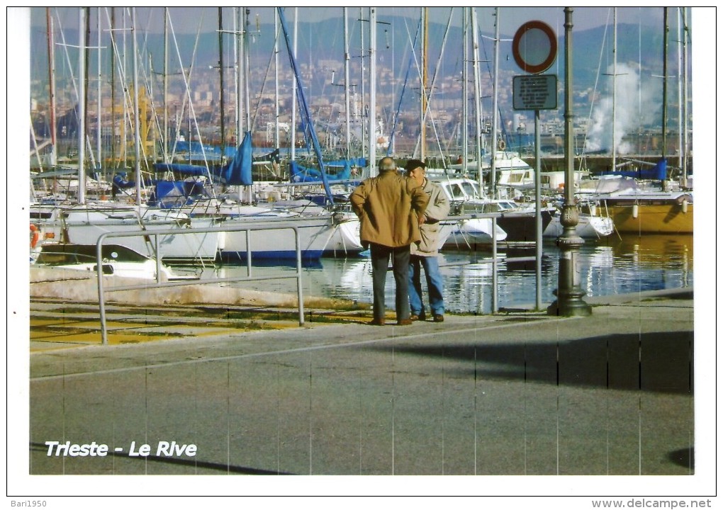 Trieste - Le Rive    " FOTO Formato 14,7 X 10,5 " - Lieux