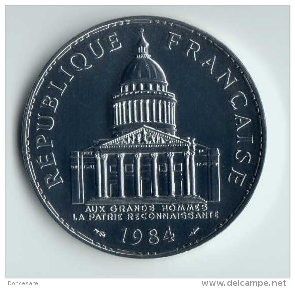 ** 100 FRANCS 1984 PANTHEON ARGENT  FDC ** - 100 Francs