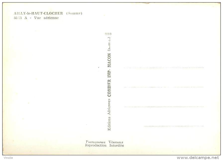 Réf : N-14-1563  :  Vue Aérienne Ailly Le Haut Clocher - Ailly Le Haut Clocher