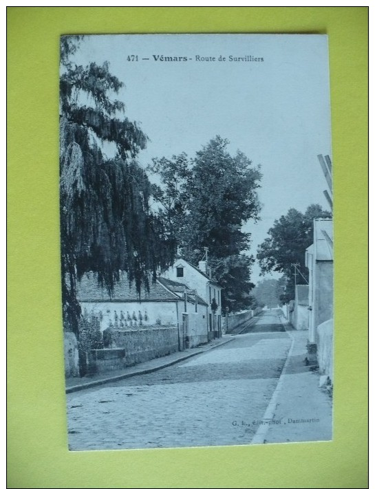 Cpa - Vémars (95) - Route De Survilliers - Autres & Non Classés