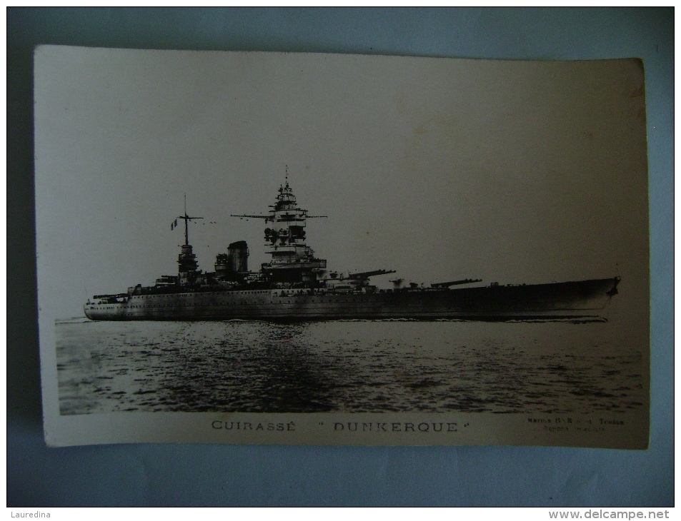 CP   CUIRASSE DUNKERQUE - Guerra