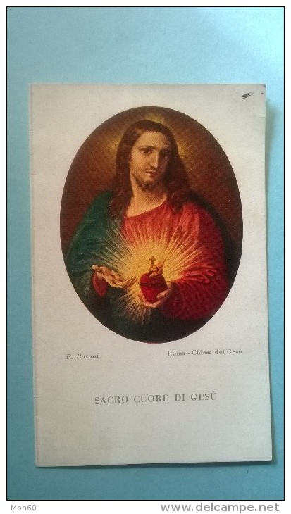 Sacro Cuore Di Gesù - Calendario 1938 S9 - Tamaño Pequeño : 1921-40