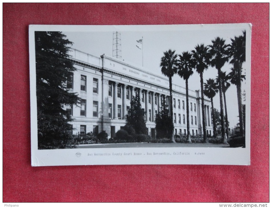 California> San Bernardino   RPPC County Court  House    Ref 1534 - San Bernardino