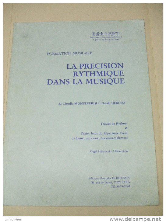 La PRÉCISION RYTHMIQUE Dans La MUSIQUE (formation Musicale) : 20 Partitions - Etude & Enseignement