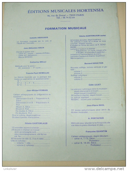 La PRÉCISION RYTHMIQUE Dans La MUSIQUE (formation Musicale) : 20 Partitions - Etude & Enseignement