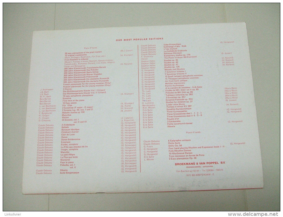 Partitions : 12 Chefs-d´oeuvre Originaux Pour Piano (Oorspronkelijke Meesterwerkjes): Chopin Schubert Mozart Beethoven.. - Keyboard Instruments