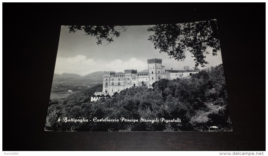 C-15605 CARTOLINA BATTIPAGLIA - CASTELLUCCIO PRINCIPE STRONGOLI PIGNATELLI - CASTELLI - Battipaglia