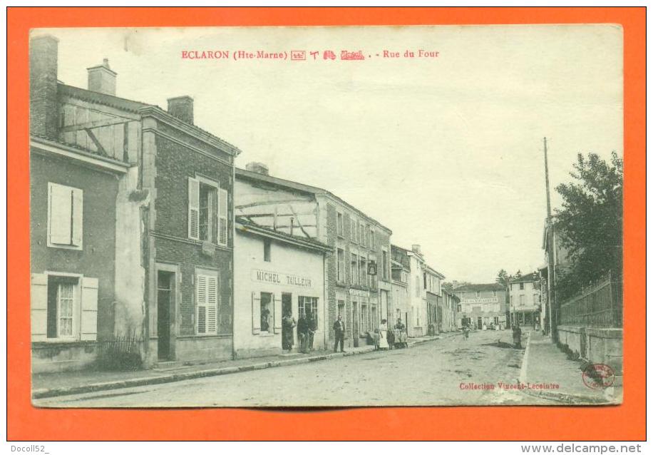 Dpt  52   Eclaron  "   Rue Du Four  " - Eclaron Braucourt Sainte Liviere