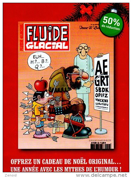 Flyer Bulletin Abonnement Fluide Glacial - Ill. Edika - Franquin