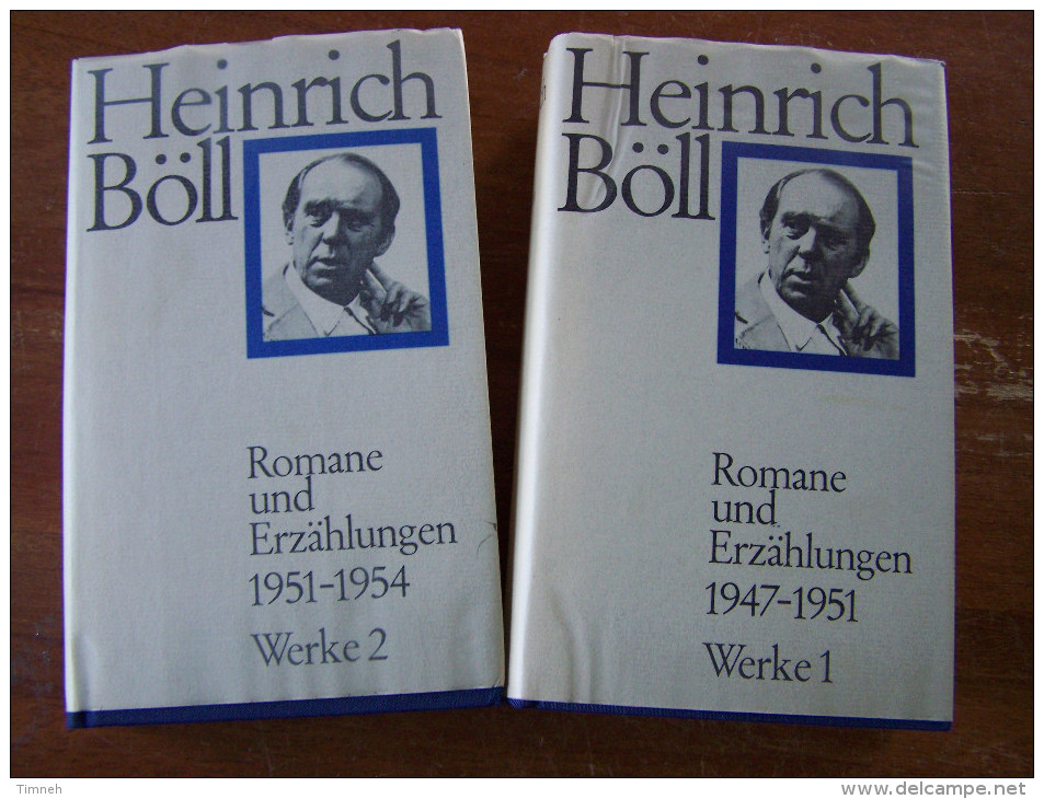 Heinrich BÖLL - WERKE 1 & WERKE 2 ROMANE Und ERZÄHLUNGEN 2 BÄNDEN 1947-1951 Und 1951-1954 - Auteurs All.