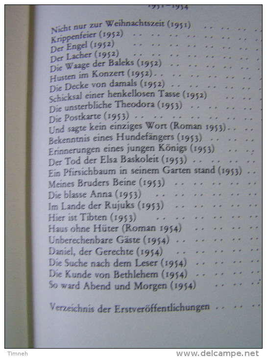 Heinrich BÖLL - WERKE 1 & WERKE 2 ROMANE Und ERZÄHLUNGEN 2 BÄNDEN 1947-1951 Und 1951-1954 - Autores Alemanes