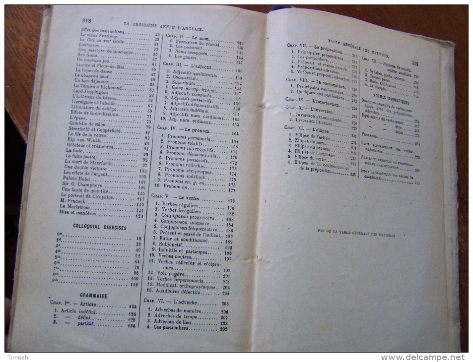 COURS D ANGLAIS Adrien BARET LA TROISIEME ANNEE D ANGLAIS Grammaire Complète Librairie Armand Colin 22e édition - English Language/ Grammar