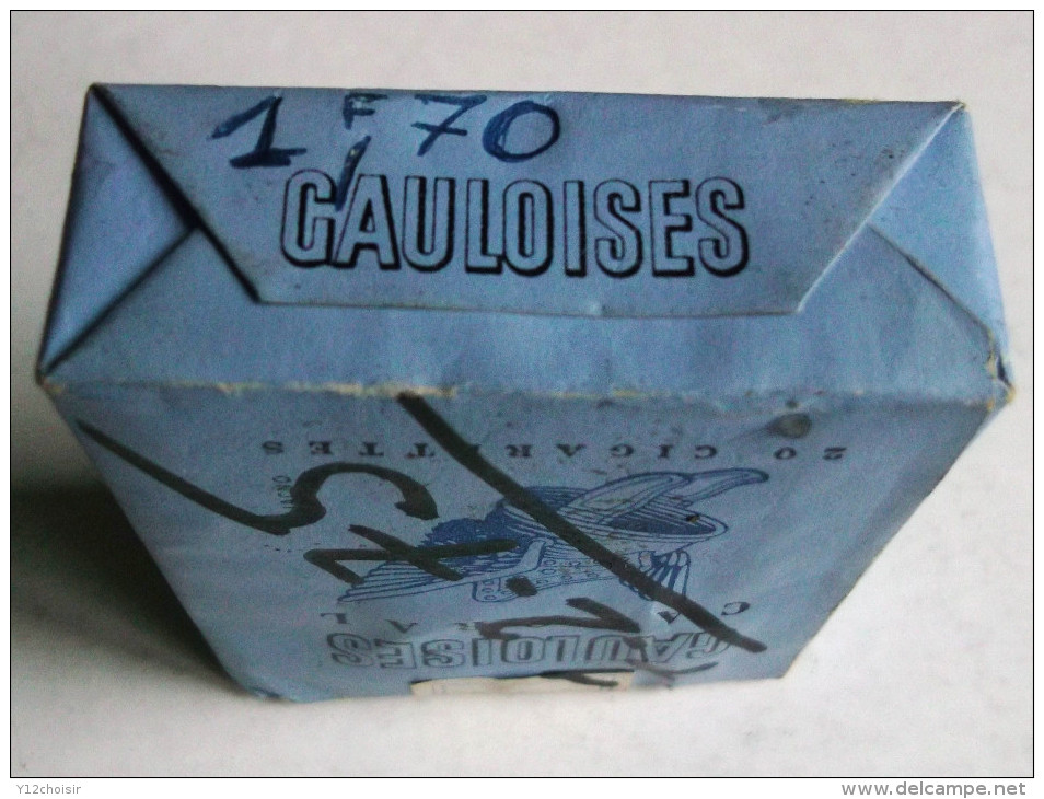 ANCIEN PAQUET DE GAULOISES CAPORAL 20 CIGARETTES TABAC CASQUE AILES JACNO SEITA REGIE RANCAISE DES TABACS TABAC - Other & Unclassified