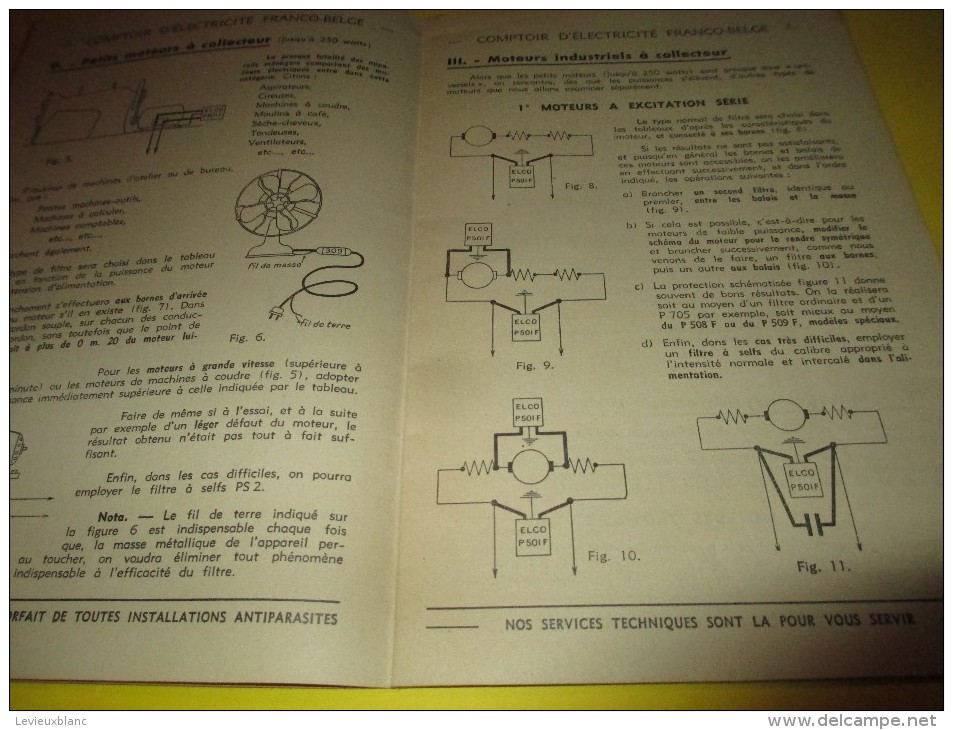 Promotion/Les Antiparasites /Comptoir D´electricité Franco-Belge / 1936-1937   GEF49 - Electricité & Gaz