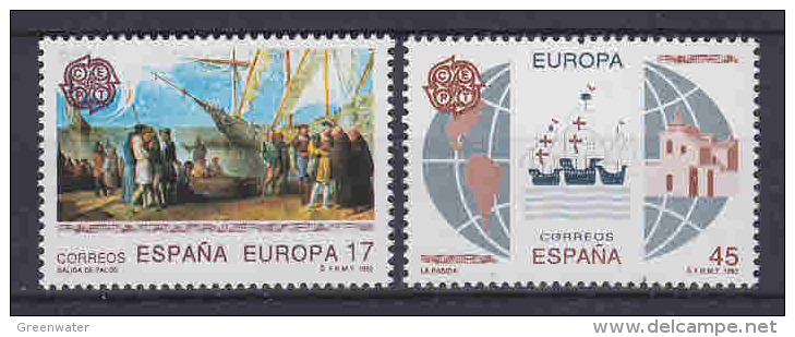 Europa Cept 1992 Spain 2v ** Mnh (LT1329) - 1992