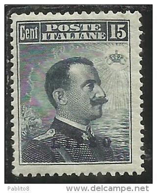 COLONIE ITALIANE EGEO 1912 LIPSO SOPRASTAMPATO D´ITALIA ITALY OVERPRINTED CENT. 15 MH BEN CENTRATO - Aegean (Lipso)