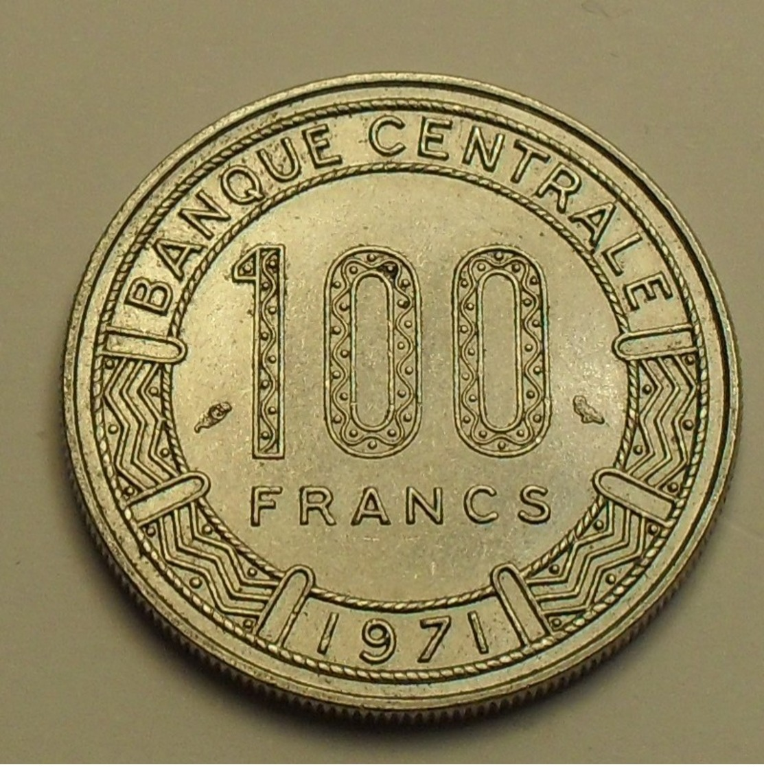 1971 - Gabon - 100 FRANCS - KM 12 - Gabon