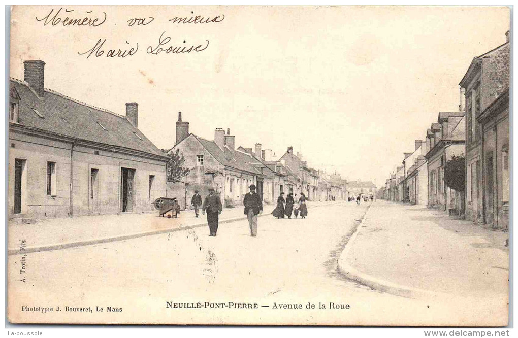 37 NEUILLE PONT PIERRE - Avenue De La Roue - Neuillé-Pont-Pierre