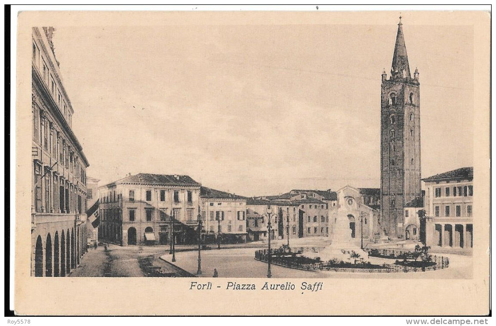 EMILIA ROMAGNA-FORLI VEDUTA PIAZZA AURELIO SAFFI - Forlì